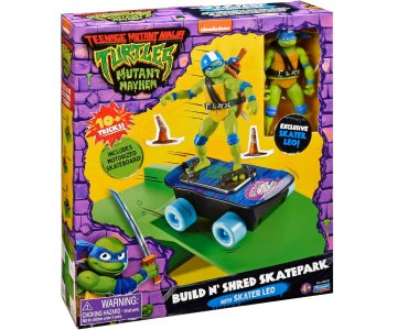 TMNT: Mutant Mayhem Leonardo on a Skateboard with Accessories by Playmates Toys (Exclusive) Malta,  Planet Consoles Malta