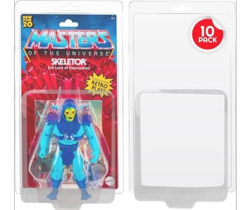 Clamshell PET 10-Pack Protectors for Masters of the Universe Action Figures Malta,  Protect your collection Malta, Planet Consoles Malta