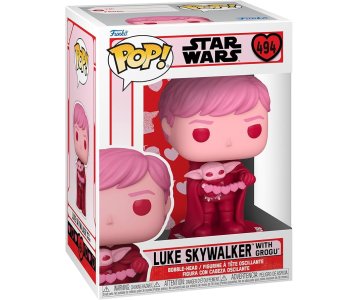 Funko Pop! Star Wars: Luke Skywalker with Grogu #494 Malta,  Funko Pop! Malta, Planet Consoles Malta