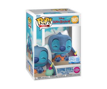 Funko Pop! Disney Plus: Lilo & Stitch - Sleeping Stitch in Box (Flocked) (Special Edition) #1607 Malta,  Funko Pop! Malta, Planet Consoles Malta