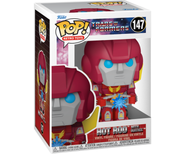 Funko Pop! Retro Toys: Transformers - Hot Rod with Matrix #147 Malta,  Planet Consoles Malta