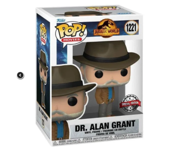 Funko Pop! Movies Jurassic World: Dr. Alan Grant (Special Edition) #1221 Malta,  Funko Pop! Malta, Planet Consoles Malta