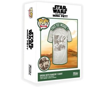 Funko Tee: Star Wars - The Book of Boba Fett - Grogu with Rancor - Small (S) Malta,  Other Funko Malta, Planet Consoles Malta