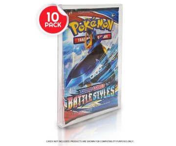 PET Protectors 10-Pack for Booster, Pokemon, Magic, Yu-Gi-Oh Cards Malta,  Accessories Malta, Planet Consoles Malta