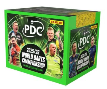 PDC World Darts Championship 2025/26 Stickers Box (36) Malta,  Sticker Albums Malta, Planet Consoles Malta
