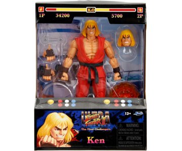 Street Fighter 2 Jada Articulated Figure: Ken Malta,  Planet Consoles Malta