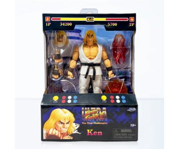Street Fighter 2 Jada Articulated Figure: Ken (Player 2) Malta,  Planet Consoles Malta