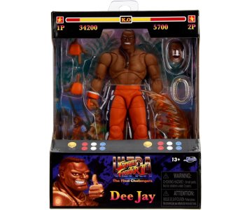 Street Fighter 2 Jada Articulated Figure: Dee Jay Malta,  Planet Consoles Malta