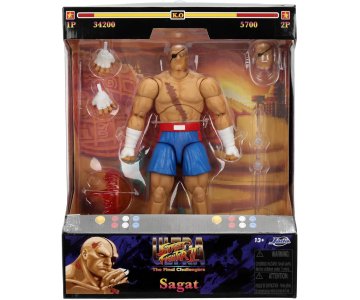 Street Fighter 2 Jada Articulated Figure: Sagat Malta,  Planet Consoles Malta