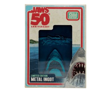 Jaws Ingot 50th Anniversary Poster Limited Edition Malta,  Planet Consoles Malta