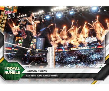 Roman Reigns - 2026 WWE Topps NOW&reg; - Card 12 - PR: 3906 Malta,  Single TCG's Malta, Planet Consoles Malta