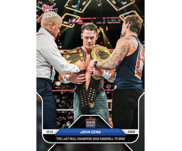 John Cena - 2025 WWE Topps NOW&reg; - Card 137 - PR: 40796 Malta,  Single TCG's Malta, Planet Consoles Malta