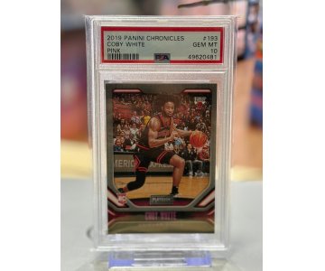 2019 Panini NBA Basketball Chronicles COBY WHITE Rookie RC PSA 10 Malta,  Planet Consoles Malta