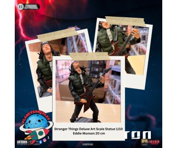 Stranger Things Deluxe Art Scale Statue 1/10 Eddie Munson 20 cm Malta,  Beyond The Shelf Malta, Planet Consoles Malta