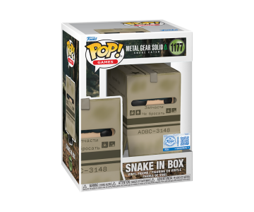 Funko Pop! Games: Metal Gear Solid - Snake Eater - Snake in Box (Special Edition) #1177 Malta,  New Arrivals Malta, Planet Consoles Malta