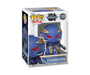Funko Pop! Games: Warhammer - Ultramarines Captain #1288 Malta,  Funko Pop! Malta, Planet Consoles Malta