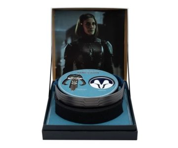 Bo-Katan Kryze's Headband with Mythosaur Badge & Nite Owls Magnetic Pin Set Malta,  Collectibles  Malta, Planet Consoles Malta