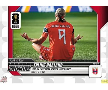 PIWC042 | Panini | FIFA World Cup | 2026 | PANINI INSTANT | Erling Haaland | Base | Exclusive USA | Limited Editions | Malta,  Single TCG's Malta, Planet Consoles Malta